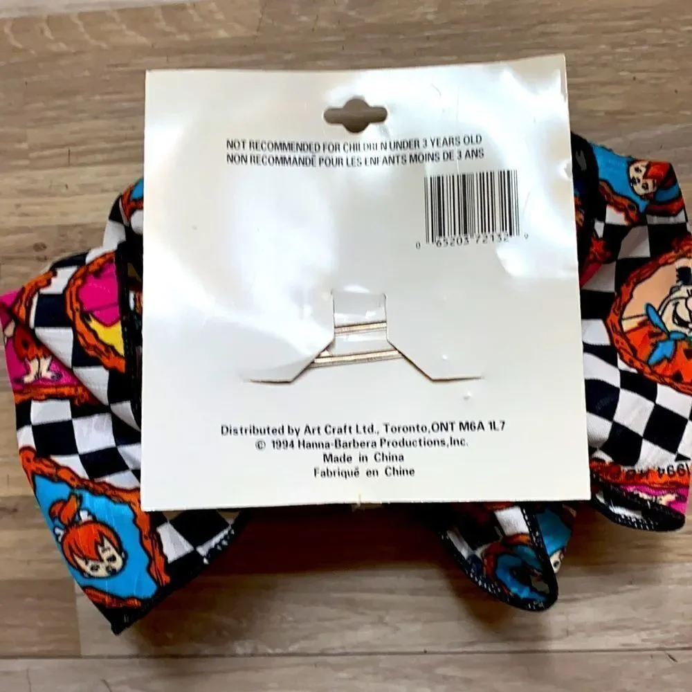 90s hair clip Flintstones Fred and Wilma Hair bow hair clip vintage aesthetic